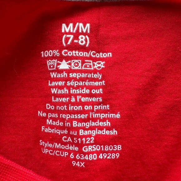 George Kids Canada Day  Tee Shirt Size 7/8 - Picture 4 of 4